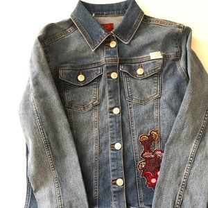 7 for all Mankind LUXE VINTAGE CLASSIC TRUCKER JACKET Women's XLarge